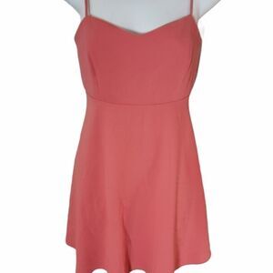 Forever21 Coral Pink Baby Doll Dress